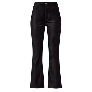 Agolde beetle black velvet jeans